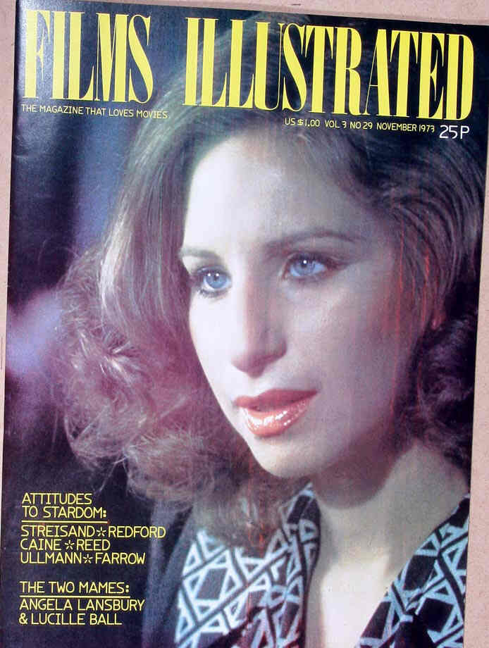FILMS ILLUSTRATED magazine side cover Issue 29 November 1973