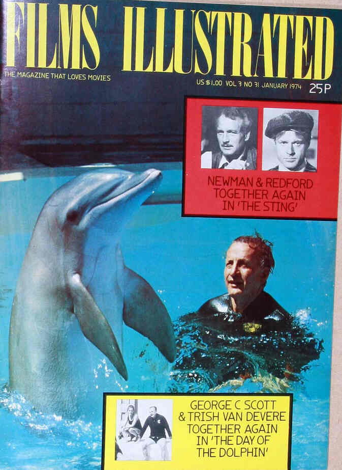 FILMS ILLUSTRATED magazine side cover Issue 31 January/February/March 1974