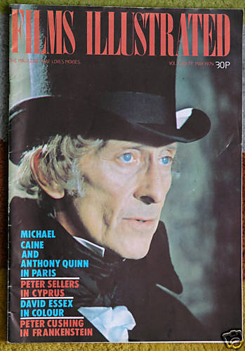 FILMS ILLUSTRATED magazine side cover Issue 33 May 1974