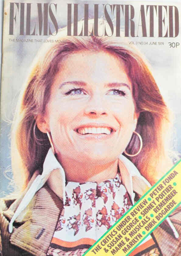 FILMS ILLUSTRATED magazine side cover Issue 34 June 1974