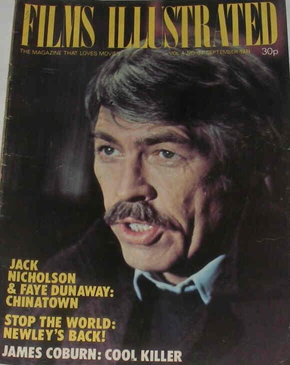 FILMS ILLUSTRATED magazine side cover Issue 37 September 1974
