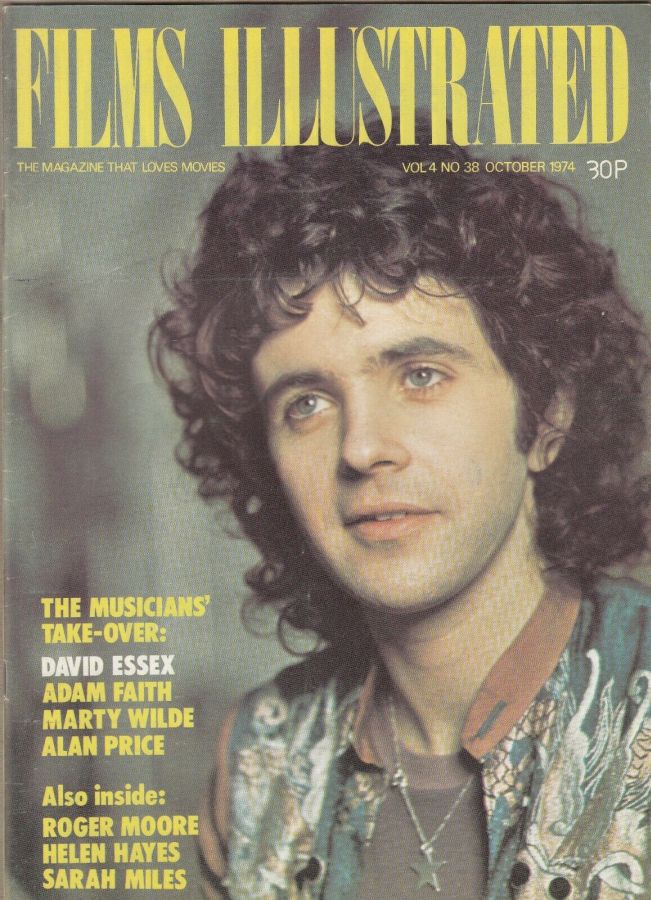 FILMS ILLUSTRATED magazine side cover Issue 38 October 1974