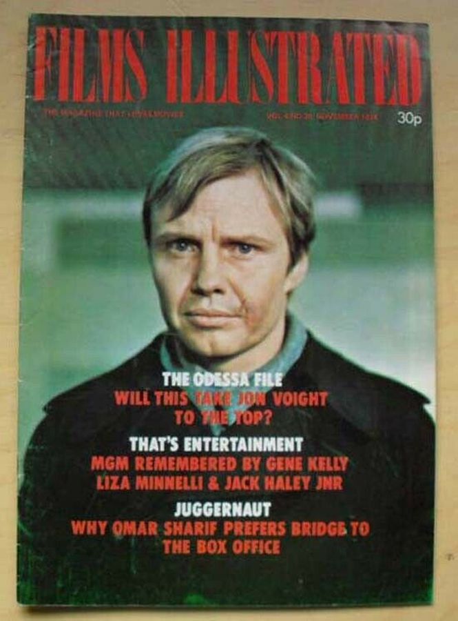 FILMS ILLUSTRATED magazine side cover Issue 39 November 1974