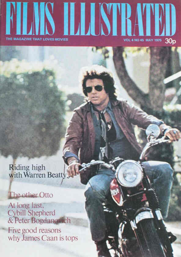 FILMS ILLUSTRATED magazine side cover Issue 45 May 1975