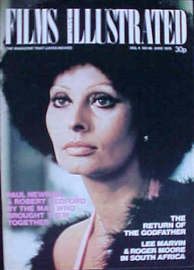 FILMS ILLUSTRATED magazine side cover Issue 46 June 1975