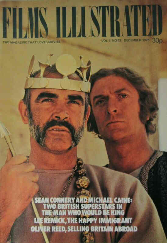 FILMS ILLUSTRATED magazine side cover Issue 52 December 1975