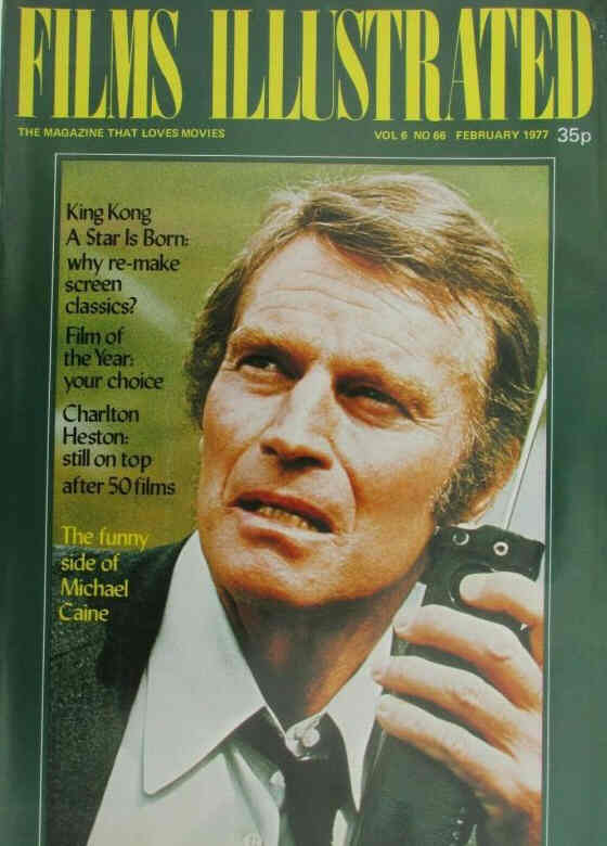 FILMS ILLUSTRATED magazine side cover Issue 66 February 1977