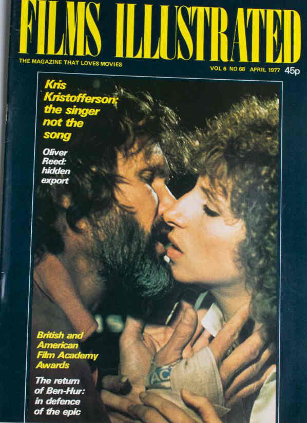 FILMS ILLUSTRATED magazine side cover Issue 68 April 1977