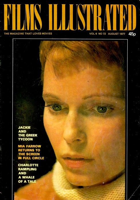 FILMS ILLUSTRATED magazine side cover Issue 72 August 1977