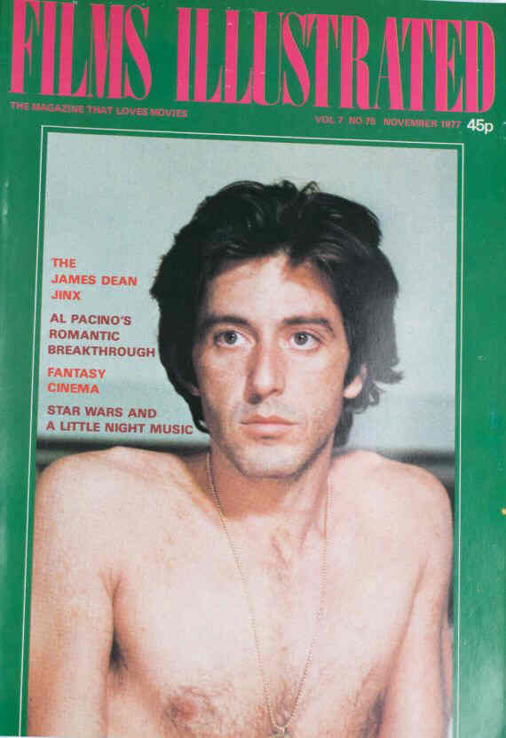 FILMS ILLUSTRATED magazine side cover Issue 75 November 1977