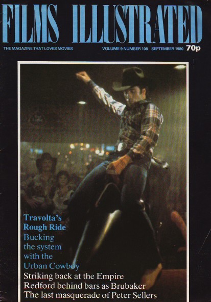 FILMS ILLUSTRATED magazine side cover Issue 108 September 1980
