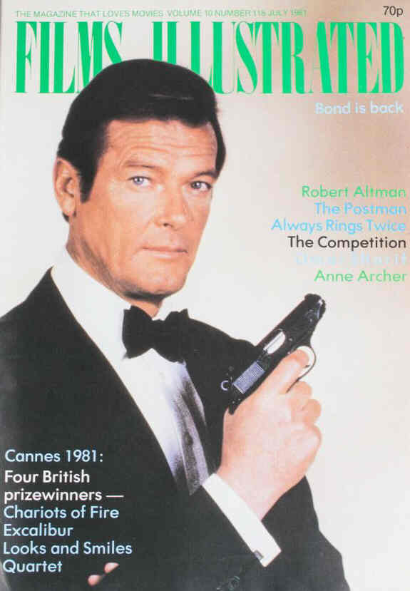 FILMS ILLUSTRATED magazine side cover Issue 118 July 1981