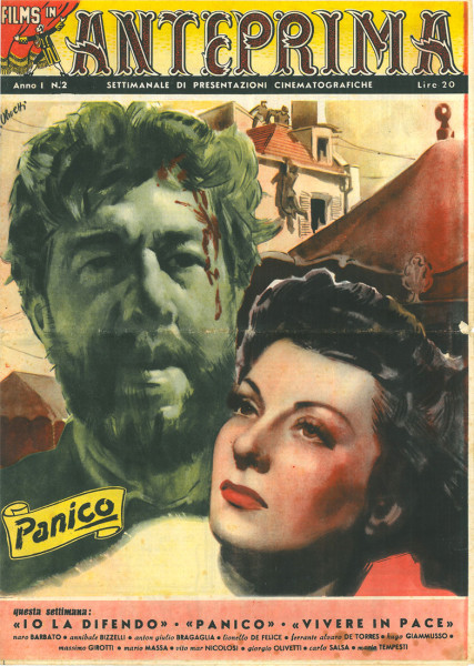 FILMS IN ANTEPRIMA magazine side cover Issue 2 February 1947