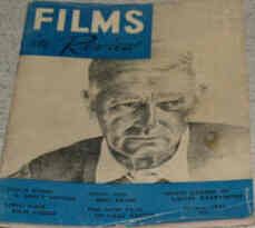FILMS IN REVIEW magazine side cover Issue 50 January 1955
