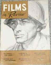 FILMS IN REVIEW magazine side cover Issue 94 May 1959