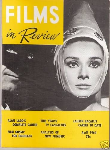 FILMS IN REVIEW magazine side cover Issue 143 April 1964