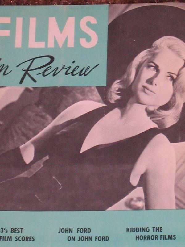 FILMS IN REVIEW magazine side cover Issue 145 June/July 1964