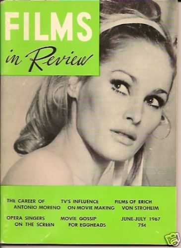FILMS IN REVIEW magazine side cover Issue 175 June/July 1967
