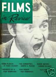 FILMS IN REVIEW magazine side cover Issue 205 June/July 1970
