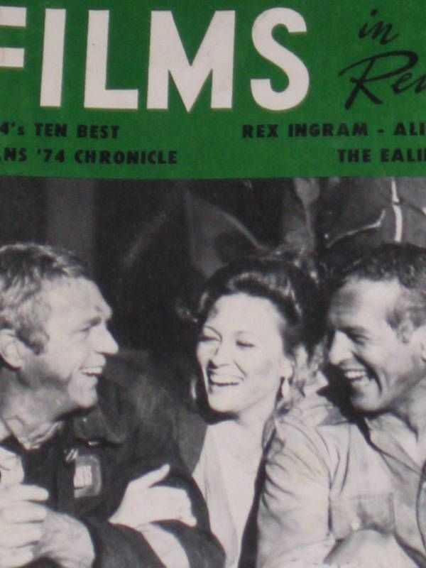 FILMS IN REVIEW magazine side cover Issue 251 February 1975