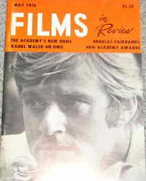 FILMS IN REVIEW magazine side cover Issue 264 May 1976