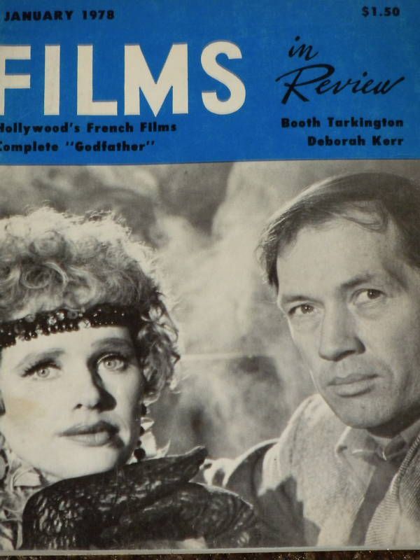 FILMS IN REVIEW magazine side cover Issue 280 January 1978