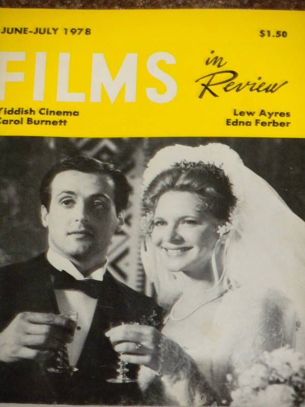 FILMS IN REVIEW magazine side cover Issue 285 June/July 1978