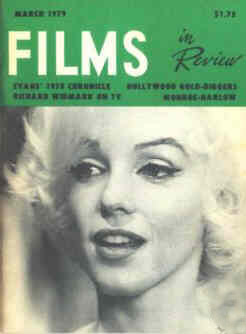 FILMS IN REVIEW magazine side cover Issue 292 March 1979