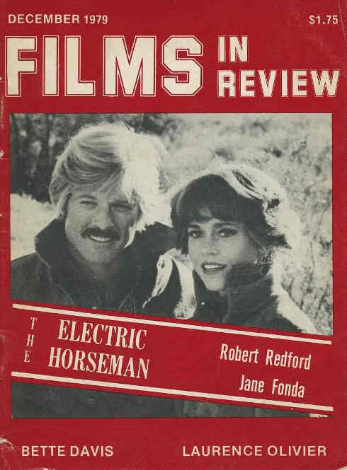 FILMS IN REVIEW magazine side cover Issue 299 December 1979