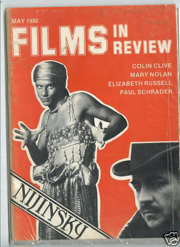 FILMS IN REVIEW magazine side cover Issue 304 May 1980