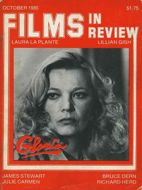 FILMS IN REVIEW magazine side cover Issue 307 October 1980