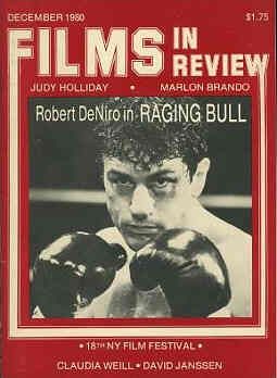 FILMS IN REVIEW magazine side cover Issue 309 December 1980