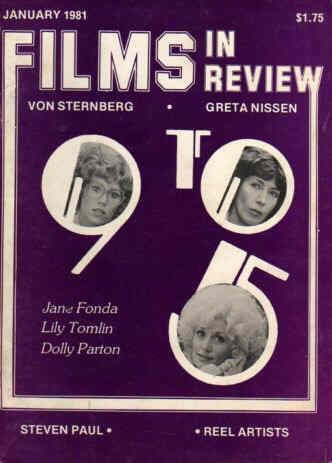 FILMS IN REVIEW magazine side cover Issue 310 January 1981