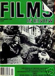 FILMS IN REVIEW magazine side cover Issue 388 November 1988