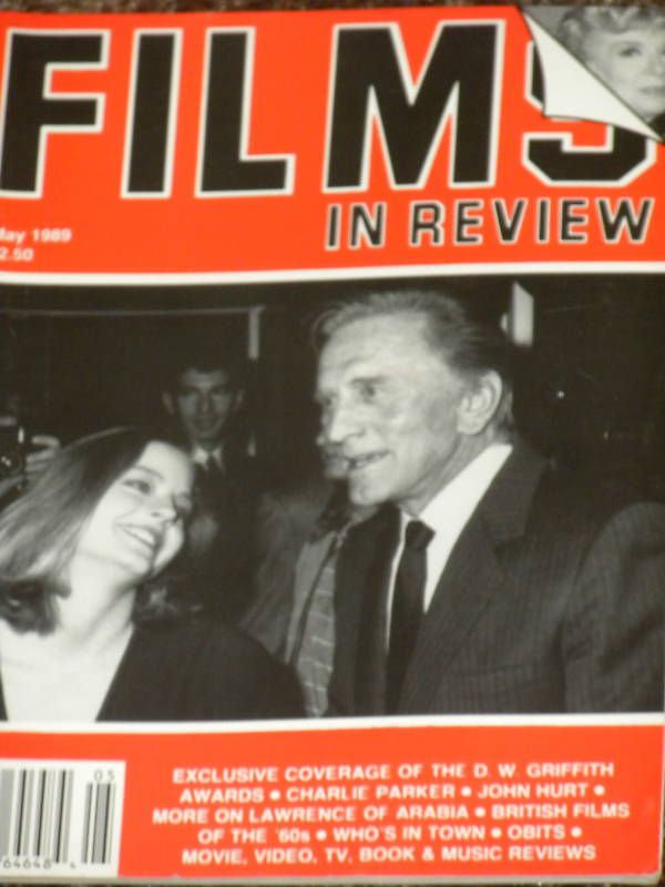 FILMS IN REVIEW magazine side cover Issue 394 May 1989