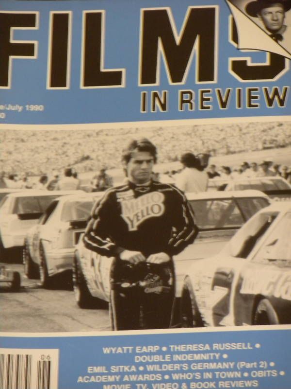 FILMS IN REVIEW magazine side cover Issue 404 June/July 1990