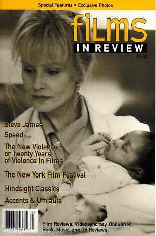 FILMS IN REVIEW magazine side cover Issue 432 January/February 1995