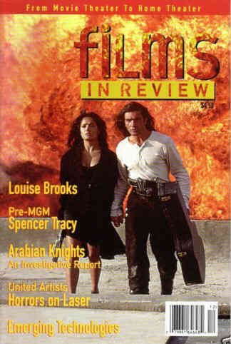 FILMS IN REVIEW magazine side cover Issue 437 November/December 1995
