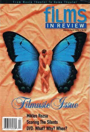 FILMS IN REVIEW magazine side cover Issue 439 March/April 1996