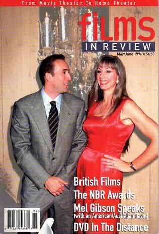 FILMS IN REVIEW magazine side cover Issue 440 May/June 1996