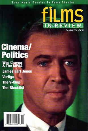 FILMS IN REVIEW magazine side cover Issue 442 September/October 1996
