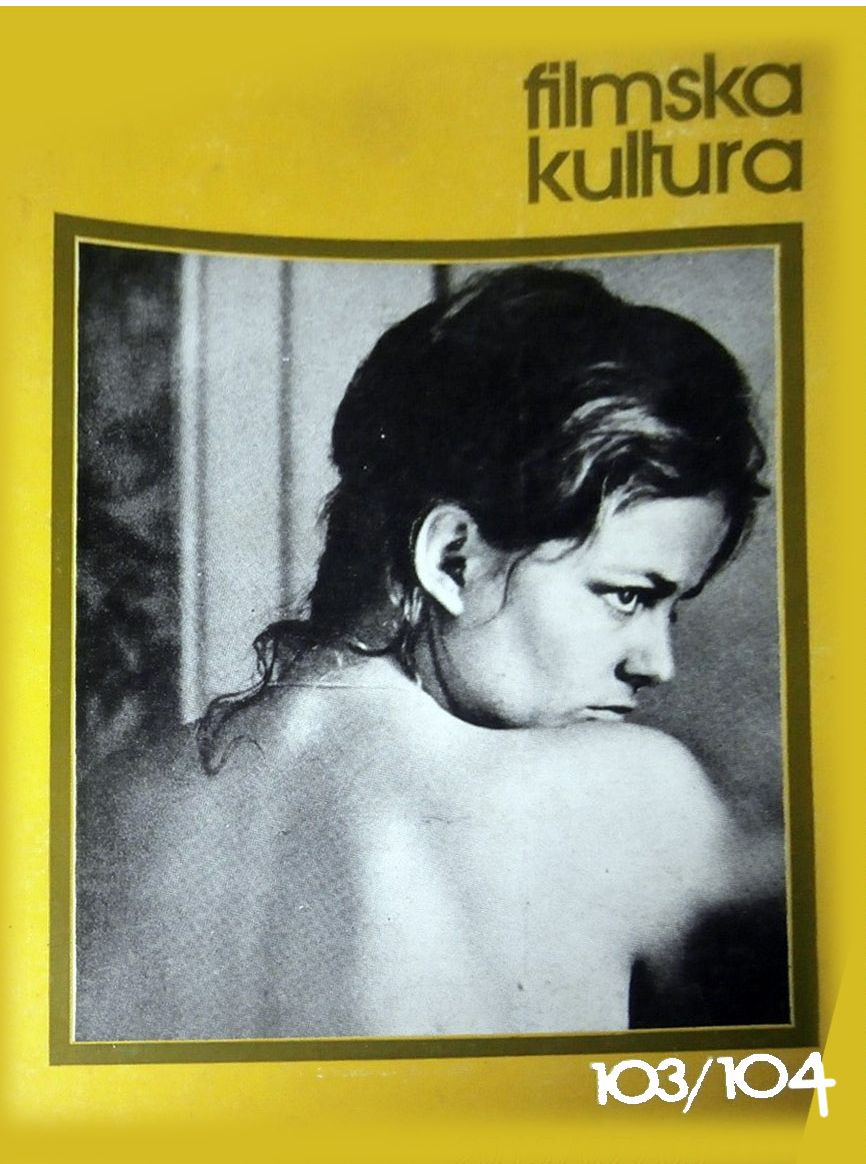 FILMSKA KULTURA magazine side cover Issue 103-4  1976