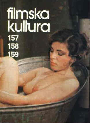 FILMSKA KULTURA magazine side cover Issue 157-9  1985