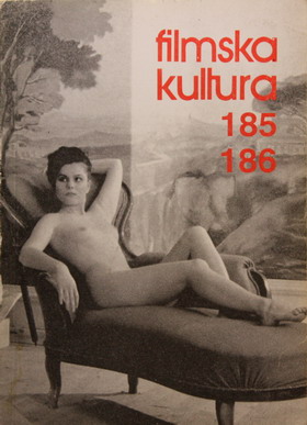 FILMSKA KULTURA magazine side cover Issue 185-6  1990