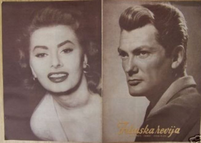 FILMSKA REVIJA magazine side cover Issue 4  1955