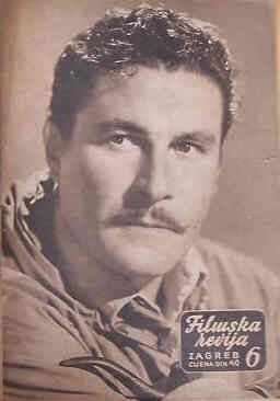 FILMSKA REVIJA magazine side cover Issue 6  1955