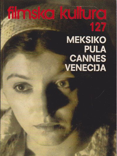 FILMSKA KULTURA magazine side cover Issue 127  1980