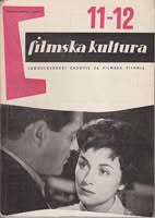 FILMSKA KULTURA magazine side cover Issue 11-12   1958