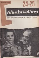 FILMSKA KULTURA magazine side cover Issue 24-25   1961