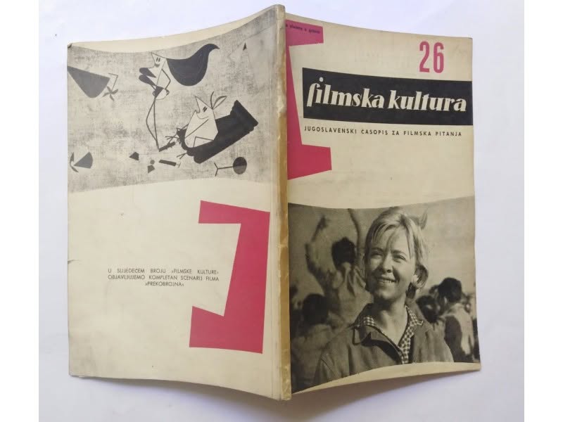 FILMSKA KULTURA magazine side cover Issue 26   1962